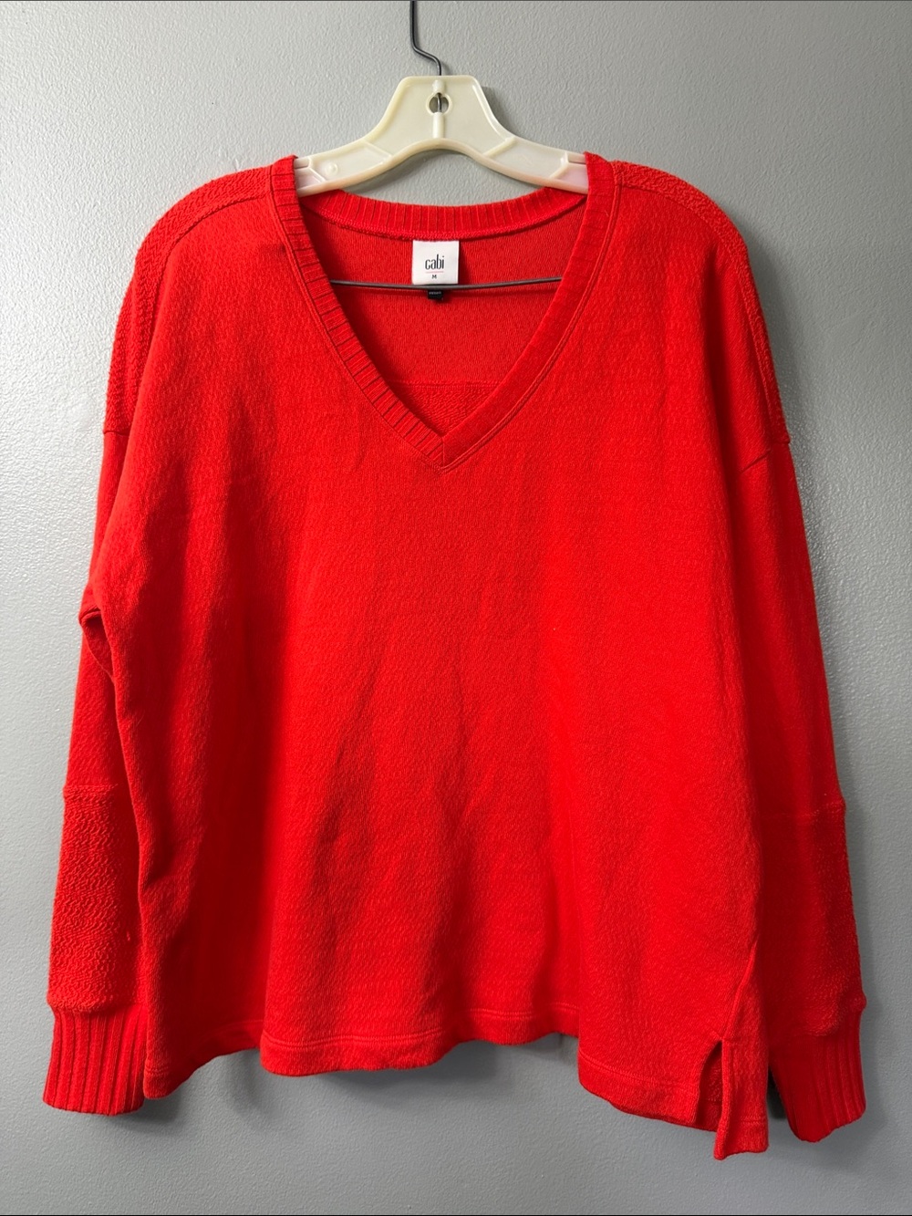 Cabi Capri Sweatshirt red Size medium